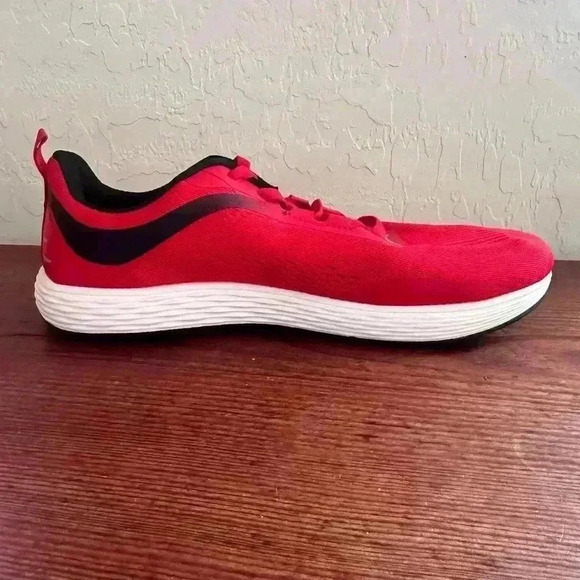 WHITIN Men's Zero Drop Running Shoes + Wide Toe Box Red Size 46 New Without Tags - Picture 2 of 10